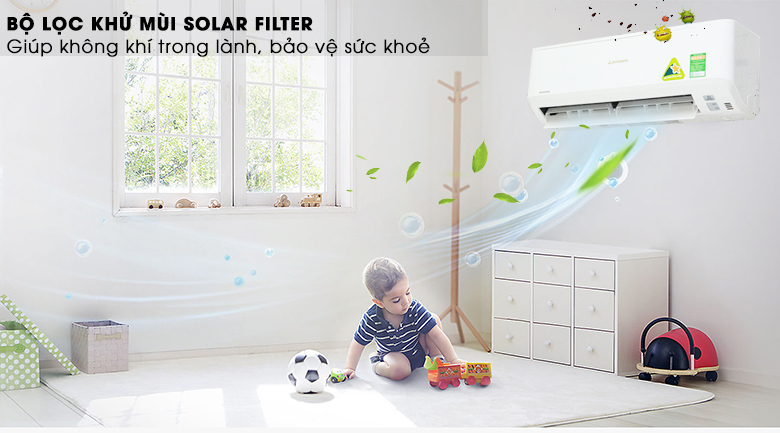 Solar Filter - Máy lạnh Mitsubishi Heavy Inverter 2 HP SRK18YN-S5 Solar Filter - Máy lạnh Mitsubishi Heavy Inverter 2 HP SRK18YN-S5