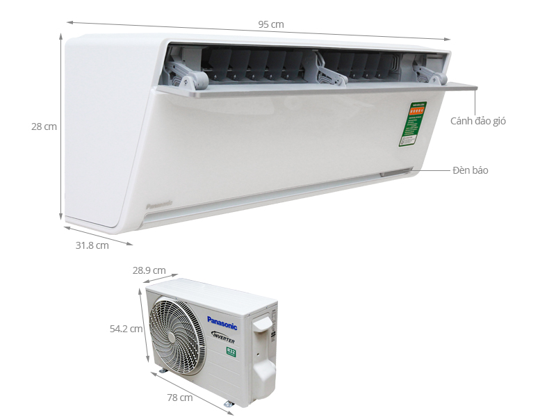 Thông số kỹ thuật Máy lạnh Panasonic 1 HP CU/CS-VU9SKH-8
