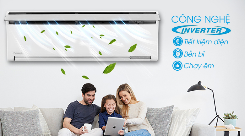 Inverter - Máy lạnh Panasonic Inverter 1 HP CU/CS-VU9SKH-8 Inverter - Máy lạnh Panasonic Inverter 1 HP CU/CS-VU9SKH-8