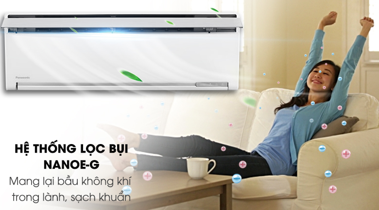 Máy lạnh Panasonic Inverter 1.5 HP CU/CS-VU12SKH-8