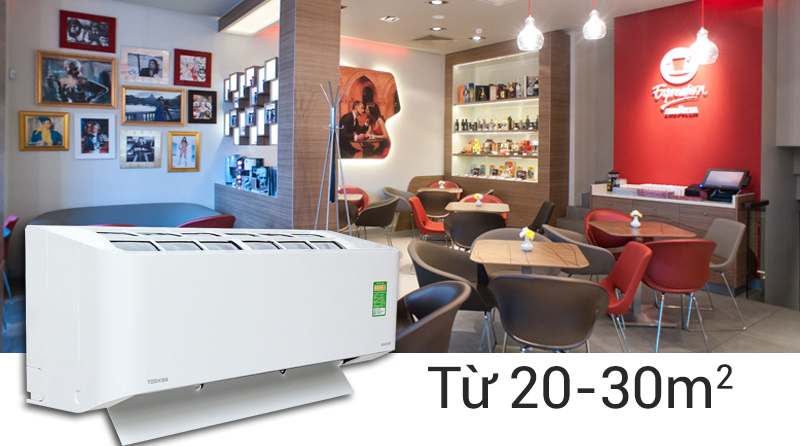 Công suất làm lạnh 2 HP giúp cho điều hòa Toshiba RAS-H18BKCV-V có thể làm lạnh tốt nhất trong những căn phòng từ 20 đến 30 mét vuông Công suất làm lạnh 2 HP giúp cho điều hòa Toshiba RAS-H18BKCV-V có thể làm lạnh tốt nhất trong những căn phòng từ 20 đến 30 mét vuông
