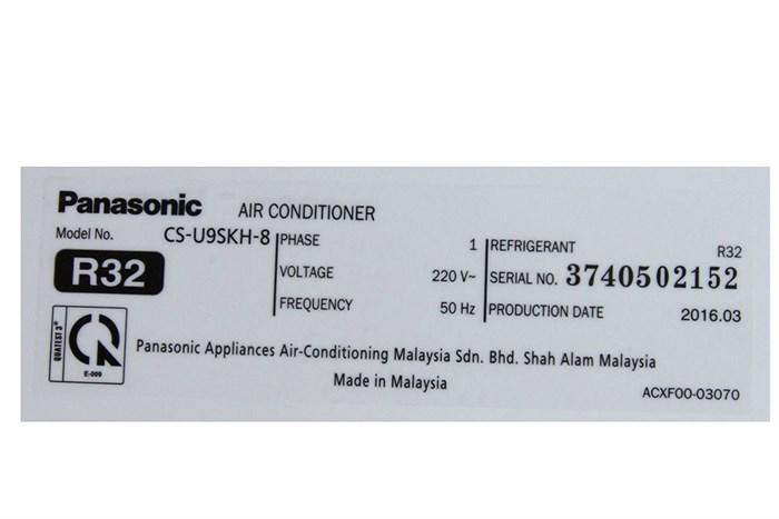 Máy lạnh Panasonic Inverter 1 HP CU/CS-U9SKH-8 Màu Trắng