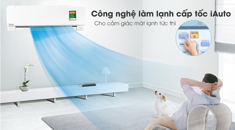 iAuto - Điều hòa 2 chiều Panasonic Inverter 9000 BTU CU/CS-YZ9SKH-8