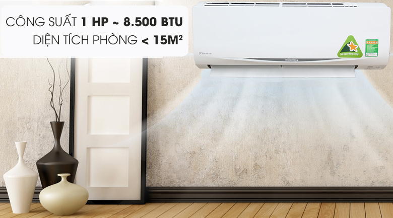 Máy lạnh Daikin inverter 1 HP FTKC25QVMV | Điện máy Xanh