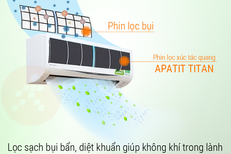 Phin lọc khuẩn, bụi bẩn