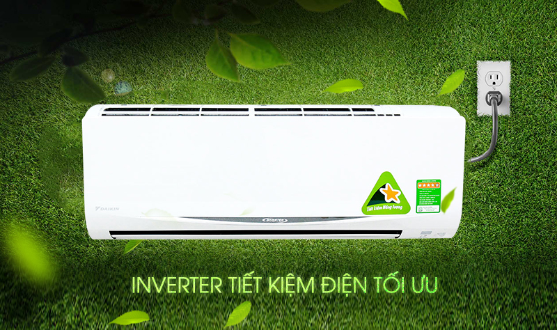 Công nghệ Inverter tiên tiến được điều hòa Daikin 1.5 HP FTKC35QVMV Công nghệ Inverter tiên tiến được điều hòa Daikin 1.5 HP FTKC35QVMV