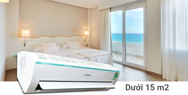 Công suất 1 HP bảo đảm làm lạnh hiệu quả cho không gian dưới 15 m2 Công suất 1 HP bảo đảm làm lạnh hiệu quả cho không gian dưới 15 m2