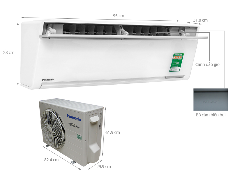 Thông số kỹ thuật Máy lạnh Panasonic 2 HP CU/CS-VU18SKH-8