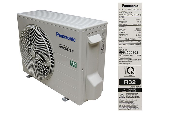 Máy lạnh Panasonic Inverter 2 HP CU/CS-VU18SKH-8 Màu Trắng