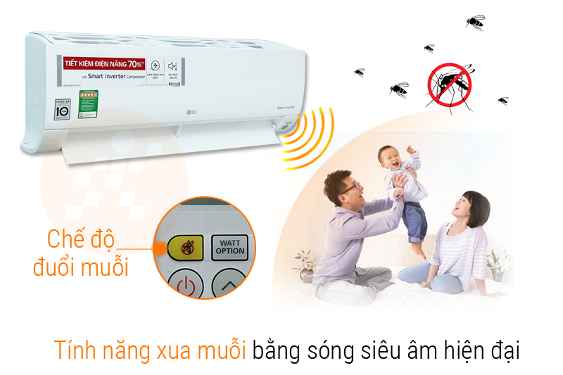 Tính năng xua muỗi