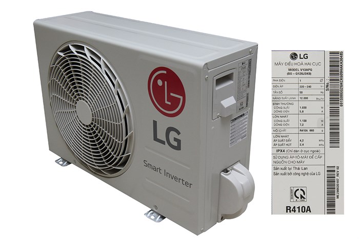 Điều hòa LG Inverter 12000 BTU V13APQ Màu Trắng