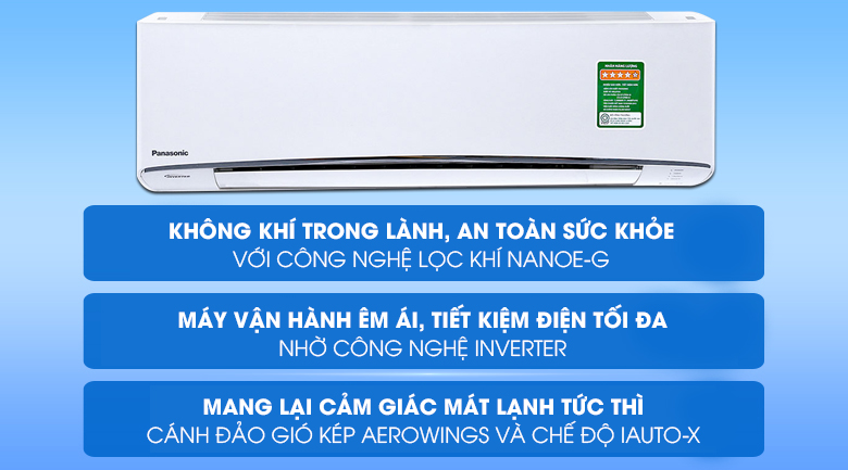 Máy lạnh Panasonic Inverter 1.5 HP CU/CS-U12TKH-8