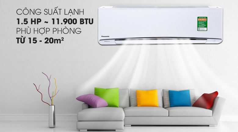 Máy lạnh Panasonic Inverter 1.5 HP CU/CS-U12TKH-8