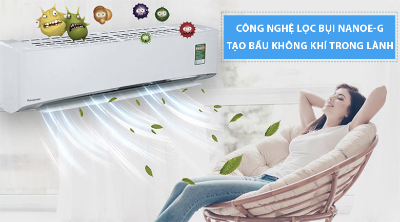 Công nghệ lọc bụi Nanoe-G - Máy lạnh Panasonic Inverter 1 HP CU/CS-U9TKH-8