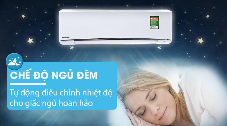 Chế độ ngủ đêm - Máy lạnh Panasonic Inverter 1 HP CU/CS-U9TKH-8