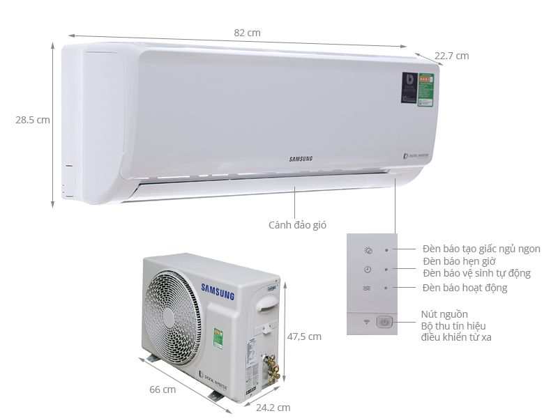 Máy lạnh Samsung 1.0 HP AR10MVFHGWKNSV May-lanh-samsung-ar10mvfhgwknsv-13