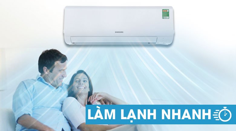 Làm lạnh nhanh - Máy lạnh Samsung Inverter 1.5 HP AR13MVFHGWKNSV Làm lạnh nhanh - Máy lạnh Samsung Inverter 1.5 HP AR13MVFHGWKNSV