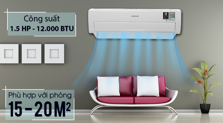 Máy lạnh Samsung Inverter 1.5 HP AR13MVFSBWKNSV