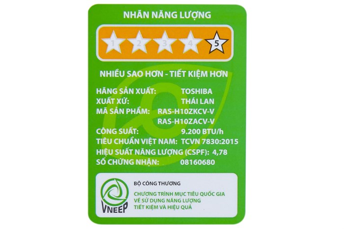 Máy lạnh Toshiba Inverter 1.0 HP RAS-H10ZKCV-V Màu Trắng