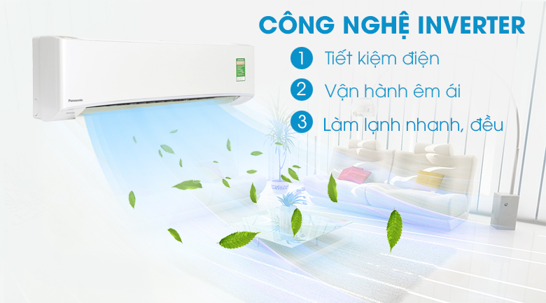 Công nghệ Inverter - Máy lạnh Panasonic Inverter 2.5 HP CU/CS-U24TKH-8