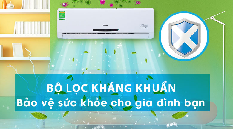 Bộ lọc kháng khuẩn, khử mùi tạo bầu không khí trong lành