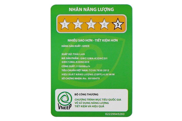 Máy lạnh Gree Inverter 1.5 HP GWC12MA-K3DNC2I Màu Trắng
