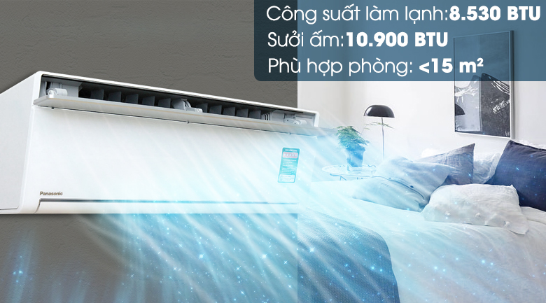 Công suất - Điều hòa 2 chiều Panasonic Inverter 8530 BTU CU/CS-VZ9TKH-8 Công suất - Điều hòa 2 chiều Panasonic Inverter 8530 BTU CU/CS-VZ9TKH-8