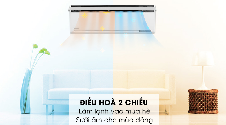Máy điều hòa 2 chiều Panasonic Inverter CU/CS-VZ12TKH-8