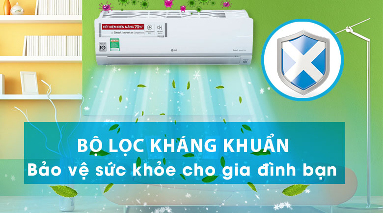 Bộ lọc kháng khuẩn khử mùi