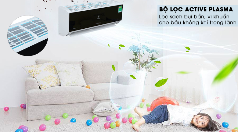 Bộ lọc Nylon kết hợp công nghệ Active Plasma - Máy lạnh Electrolux Inverter 1 HP ESV09CRK-A1