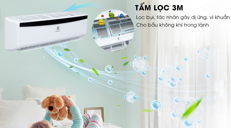 Tấm lọc 3M - Máy lạnh Electrolux 1.5 HP ESM12CRM-A4