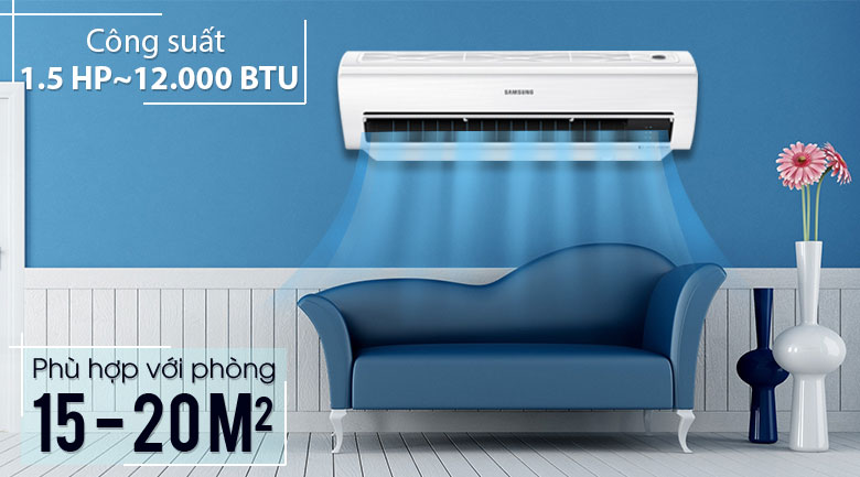 Máy điều hòa 2 chiều Samsung 12000 BTU AR12MSFNJWKNSV