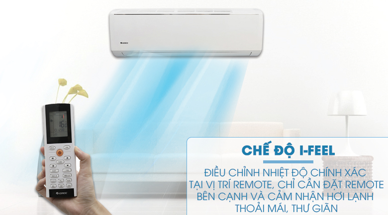 Chế độ I-Feel - Máy lạnh Gree Wifi Inverter 1.0 HP GWC09QB-K3DNB6B