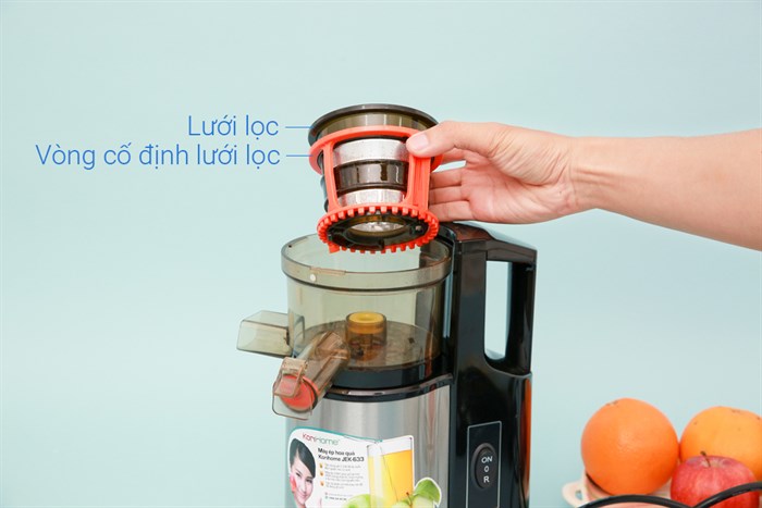 Máy ép chậm Korihome JEK-633 Màu Đen