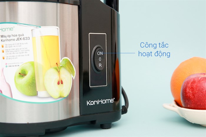 Máy ép chậm Korihome JEK-633 Màu Đen