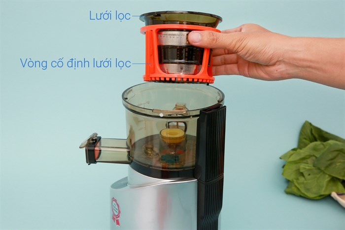 Máy ép chậm trái cây Korihome JEK-844 Màu Xám