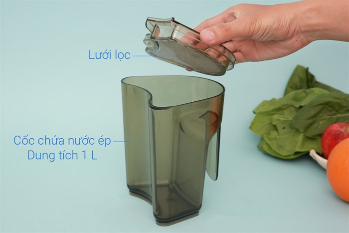 Máy ép chậm trái cây Korihome JEK-844 Màu Xám