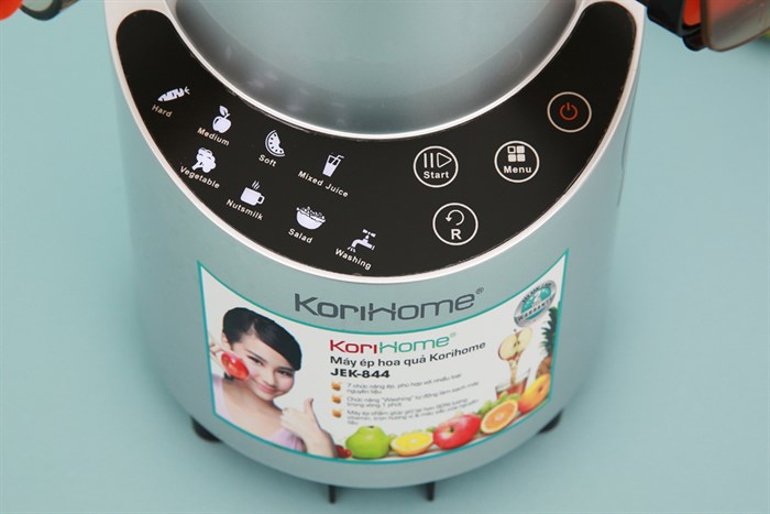 Máy ép chậm trái cây Korihome JEK-844 Màu Xám