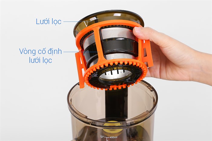 Máy ép chậm Korihome JEK-644 Màu Đỏ