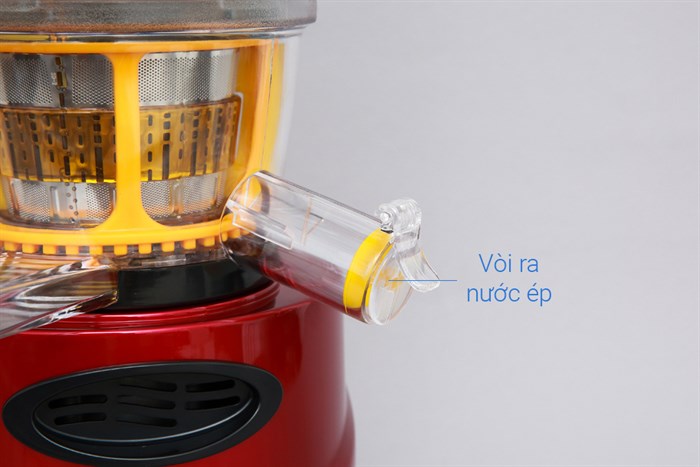 Máy ép chậm Mishio MK60 Màu Đen - Đỏ