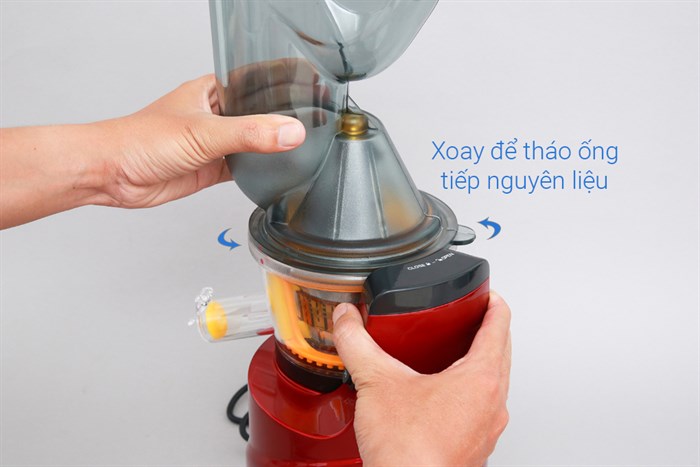 Máy ép chậm Mishio MK60 Màu Đen - Đỏ