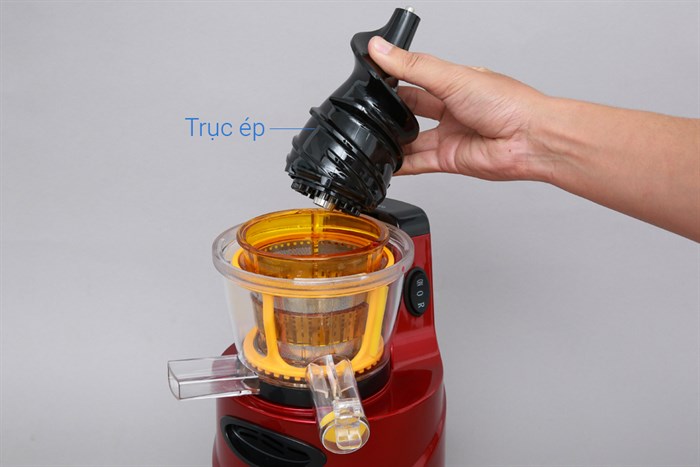 Máy ép chậm Mishio MK60 Màu Đen - Đỏ