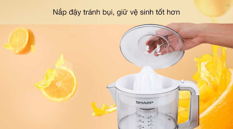 Máy vắt cam Sharp 25W EJ-J256-WH - Nắp đậy