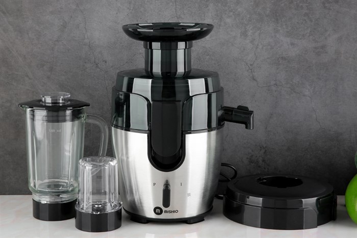 Máy xay ép đa năng Mishio MK-197 Màu Đen - Bạc