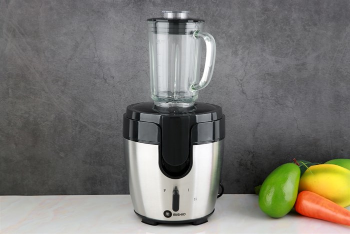 Máy xay ép đa năng Mishio MK-197 Màu Đen - Bạc