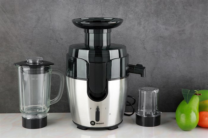 Máy xay ép đa năng Mishio MK-197 Màu Đen - Bạc