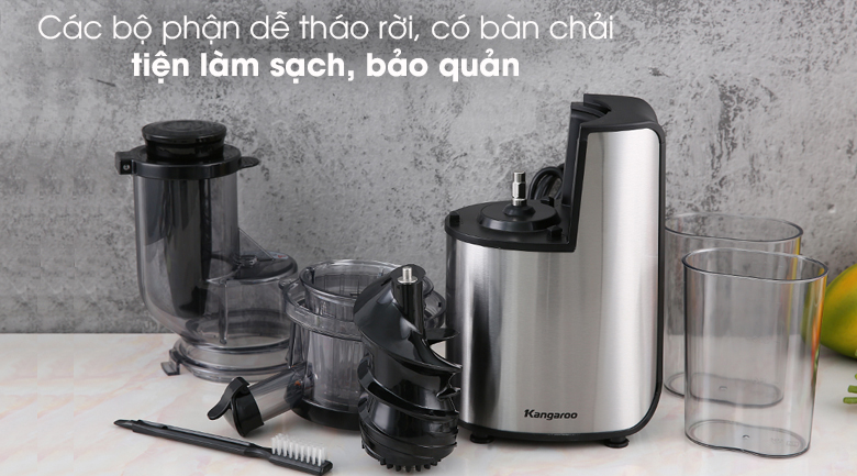 Máy ép chậm Kangaroo KG1B6 - Các bộ phận dễ tháo rời