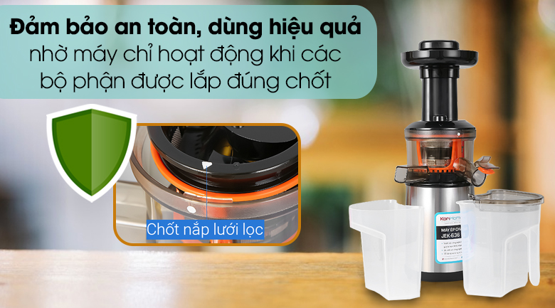 Máy ép chậm Korihome JEK-636