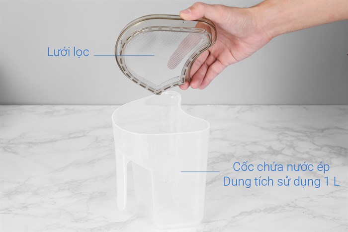 Máy ép chậm Korihome JEK-636 Màu Đỏ