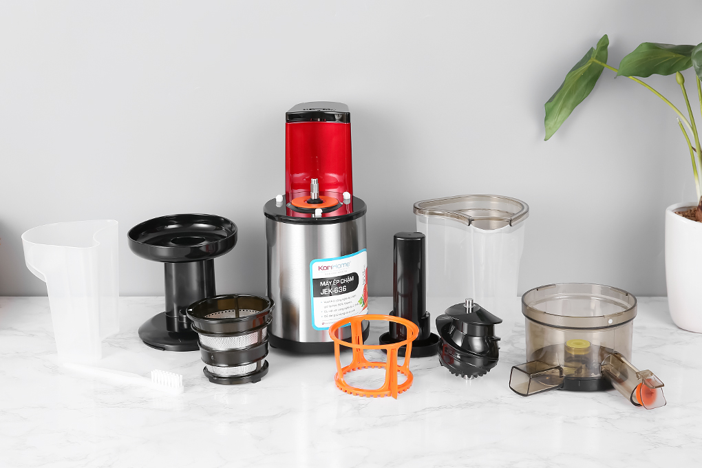 Máy ép chậm Korihome JEK-636 Màu Đỏ